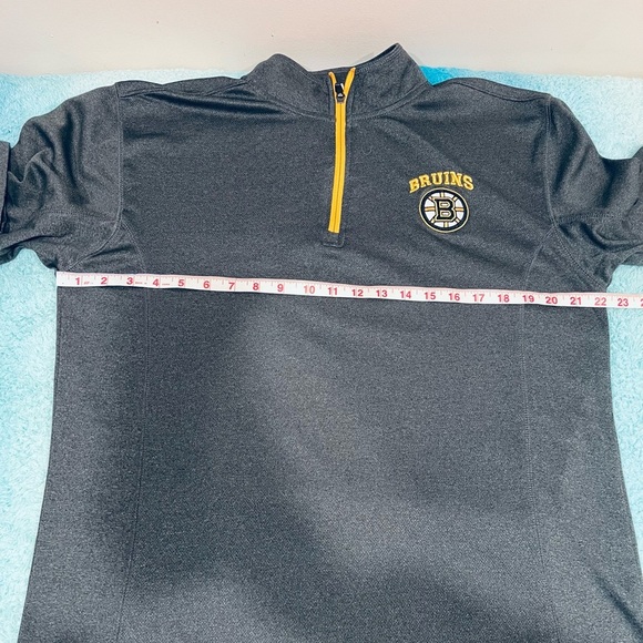š„Bruins Gray and Gold Quarter-Zip Pulloverš„ - Picture 4 of 6